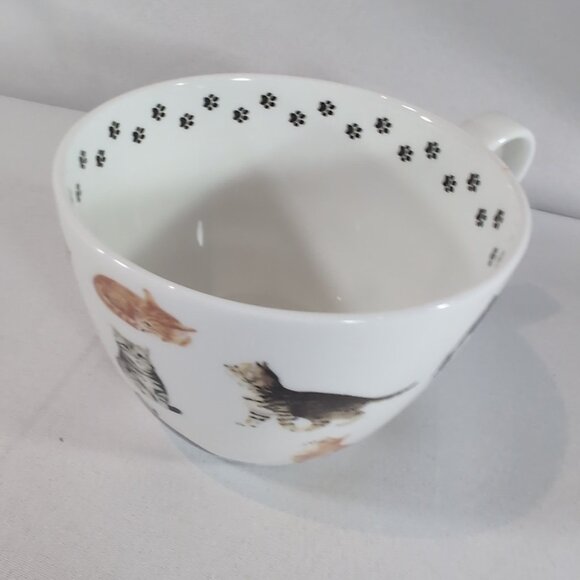 Portobello By Inspire Mug Cats Cat Loves Me Best Paw Prints England Bone China - Picture 9 of 13